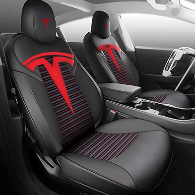 Stripe Pattern Seat Covers custom leather car seat covers