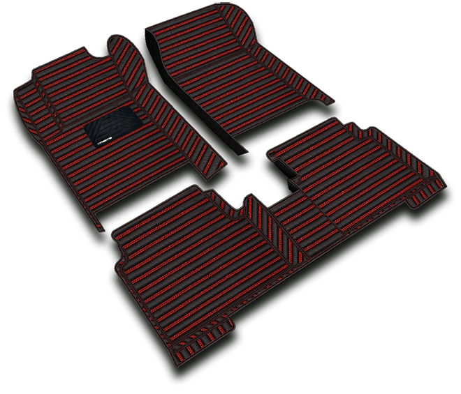 Carbon Leather Floor Mats custom leather car floor mats