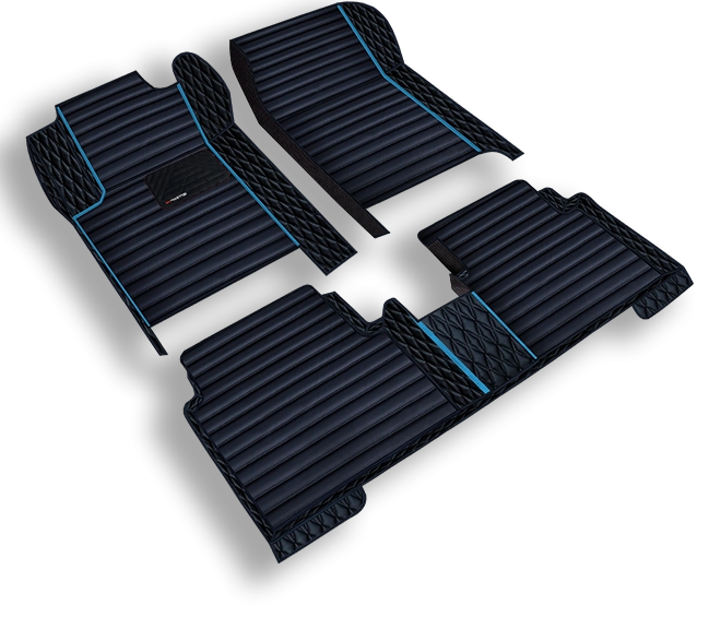 Hybrid Line Leather Floor Mats custom leather car floor mats