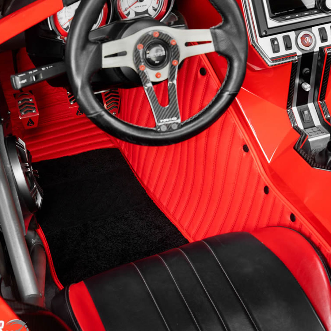 Stripe Slingshot Floor Mats